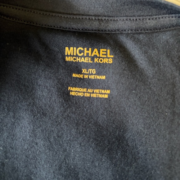 NWT MICHAEL KORS Navy Blue Women's Top Sz XL NWT - Picture 11 of 11